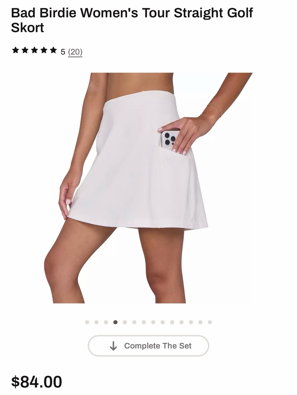 Bad Birdie Women’s Tour Straight Golf Skirt